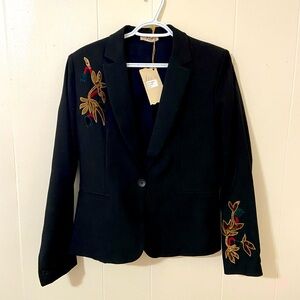 Women’s Black Blazer NWT with embellishment